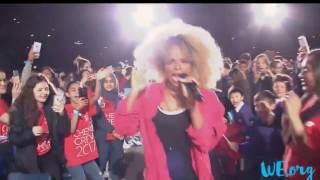 Living the Dream Perform with Fleur East 'Uptown Funk' at We Day 2017