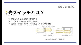 【動画で解説】光スイッチとは？