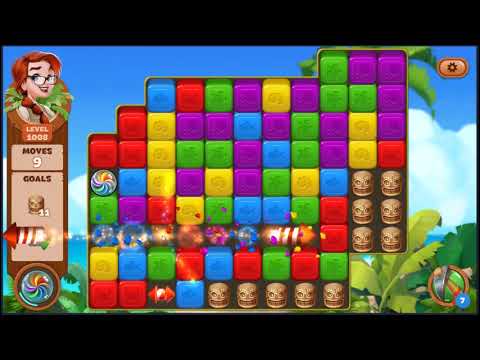 Lost Island Blast Adventure Level 1008 - NO BOOSTERS 🏝️ | SKILLGAMING ✔️