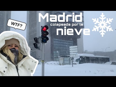 MADRID tras Filomena: TORMENTA DE NIEVE [30h nevando sin parar] ❄️