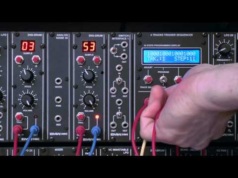 EMW - TRIGGER SEQUENCER Eurorack Module - Demo 1