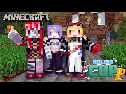 【Minecraft】Try to Make something for holoID CUP【holoID】