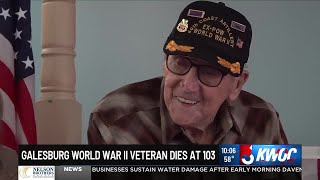 Galesburg WWII veteran dies at 103