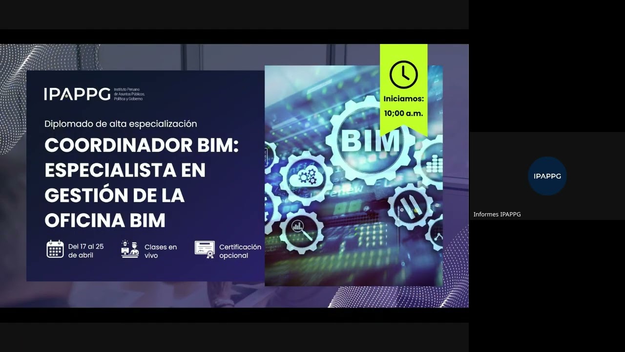 DIPLOMADO GRATUITO DE COORDINADOR BIM - SESIÓN 2