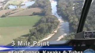 preview picture of video 'Helicopter Ride Down The Whitewater River'