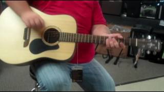 Video thumbnail for Matthew Brown Test Drives an Alvarez AD30; Chicken-Pickin' Alert. by Backstage Music