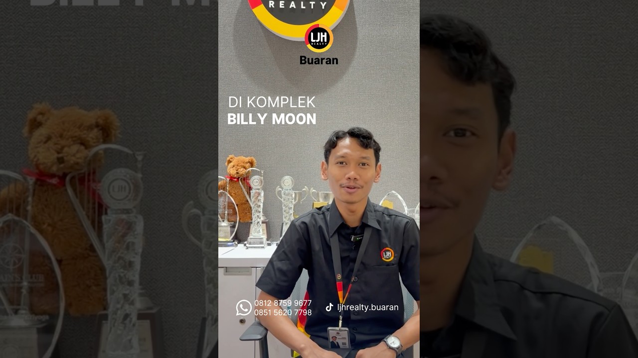 Turun Harga Rumah Mewah 2 Lantai di Harris Residence Billy Moon Jakarta Timur LT 328 SHM