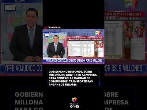 Gobierno NO RESPONDE, sobre MILLONARIO contrato a empresa para controlar calidad de combustible