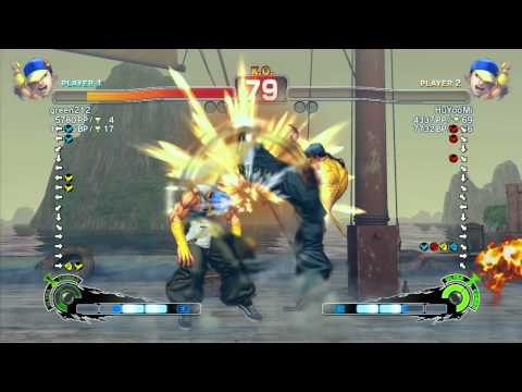 SSF4 AE: Momochi (Yun) vs HuYooMi (Yun) - Ranked Match (720p HD)