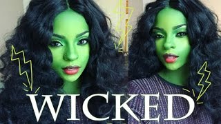 Wicked Elphaba Halloween Makeup | Indigo Blue
