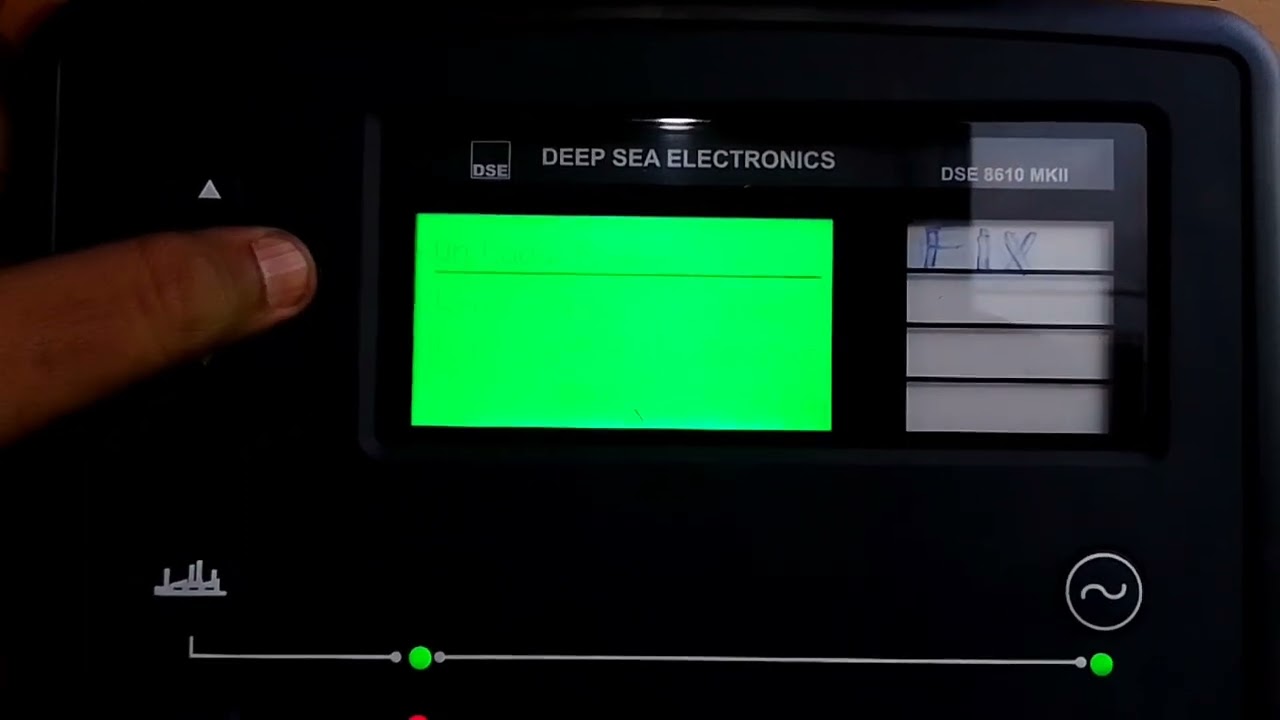 Synchronization With DSE 8610 in Fix and Sharing Mode .