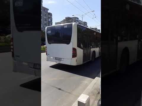 Autobuzul Mercedes Benz Citaro Euro 4 #4668(178) plecând din stația Valea Cascadelor