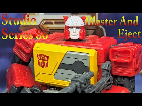 Chuck's Reviews Transformers Studio Series 86 Blaster and Eject