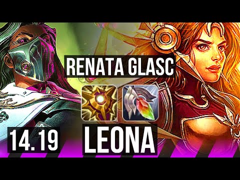 RENATA GLASC & Seraphine vs LEONA & Twitch (SUP) | 1/1/19 | EUW Master | 14.19