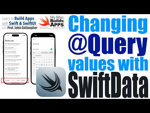 Ch. 5.8 Interactive @Query in SwiftData - Change @Query Properties with a Picker ToDo List App