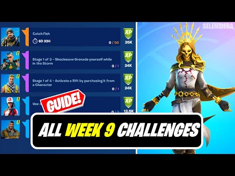 UPDATED *ALL* WEEK 9 EPIC AND LEGENDARY QUESTS GUIDE | Fortnite Chapter 2 Season 6