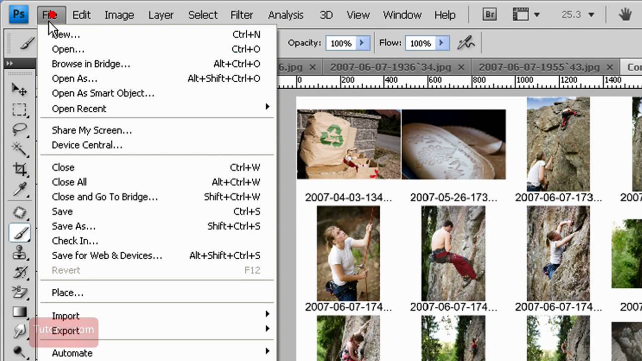 How to Create a Contact Sheet - Adobe Photoshop [60 Seconds]
