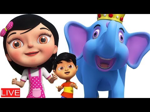 🔴 Kids Channel India - लोकप्रिय बच्चों के गाने | Nursery Rhymes For Kids