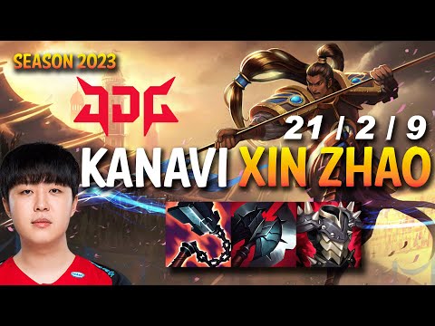 JDG Kanavi XIN ZHAO vs SYLAS Jungle - KR Ranked