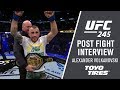 UFC 245:  Alexander Volkanovski - "It Was A Bit Of A Chess Match"