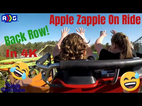Back row point of view footage of Apple Zapple