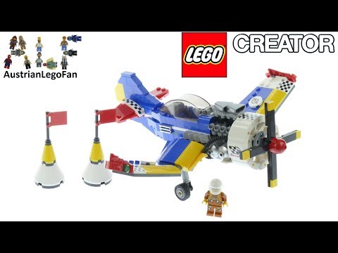 Vidéo LEGO Creator 31094 : L'avion de course