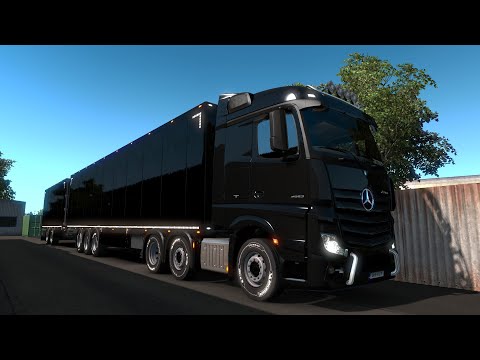 Euro Truck Simulator 2 1.35 OB - Mercedes Benz Actros MP4 - Pori (FI) to Copenhagen (DK)