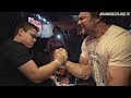Schoolboy VS Devon Larratt & Toddzilla at Arnold's | ARM WRESTLING 2020