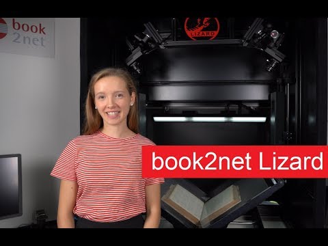 Color Overhead Book Scanner - Lizard A1