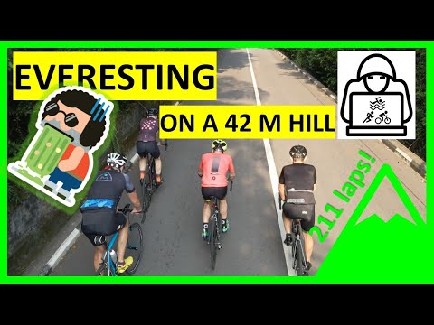 Everesting on a 42m hill!