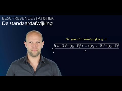 Wat is de standaardafwijking? Beschrijvende statistiek (havo/vwo A/C) - WiskundeAcademie