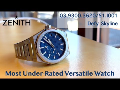 Review_Zenith Defy Skyline 41 mm Blue Dial | Most Under-Rated Versatile Watch | Not A Substitute