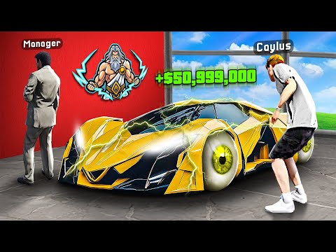 Stealing Every GOD CAR From Dealership in GTA 5!