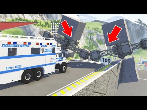 BeamNG Drive - Satisfying High speed Epic Jumps #17