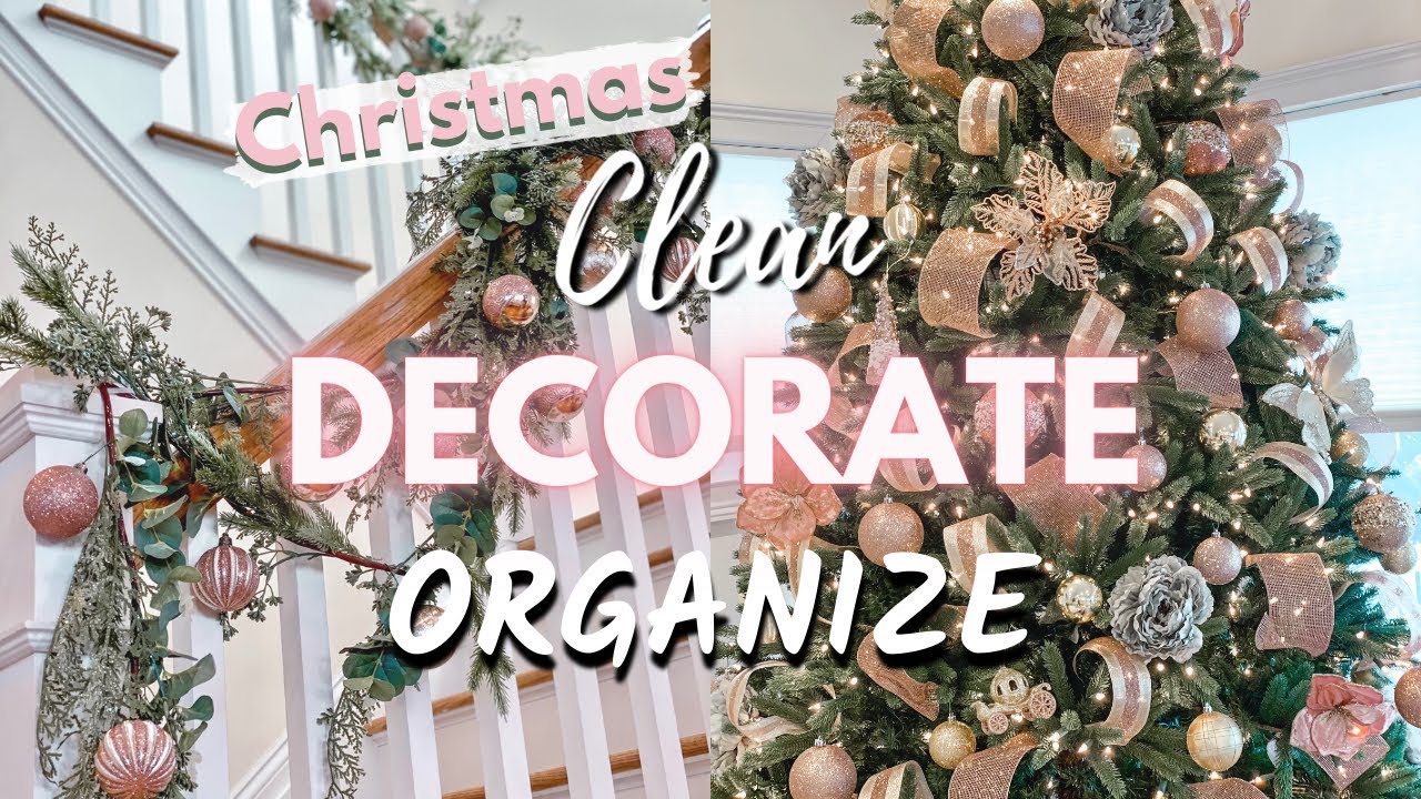 Watch video CHRISTMAS DECORATE, CLEAN & ORGANIZE WITH ME- BLUSH & GOLD CHRISTMAS DECOR! Now CHRISTMAS DECORATE, CLEAN & ORGANIZE WITH ME- BLUSH & GOLD CHRISTMAS DECOR!