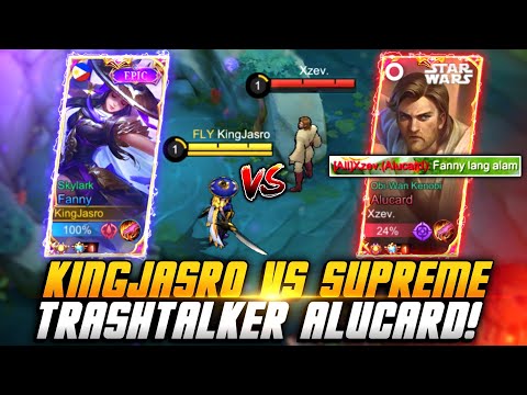 KINGJASRO VS TOP SUPREME TRASHTALKER ALUCARD! WHO WILL WIN?! - Mobile Legends