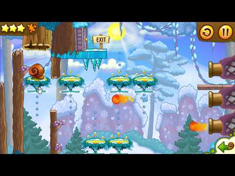 Let's Play - Snail Bob 2, Level 4-22, Chapter 4 - Winter Story