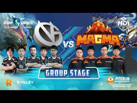 Vici Gaming vs Team Magma - Huya Dota 2 Winter Invitational 2021 - Group Stage - B02
