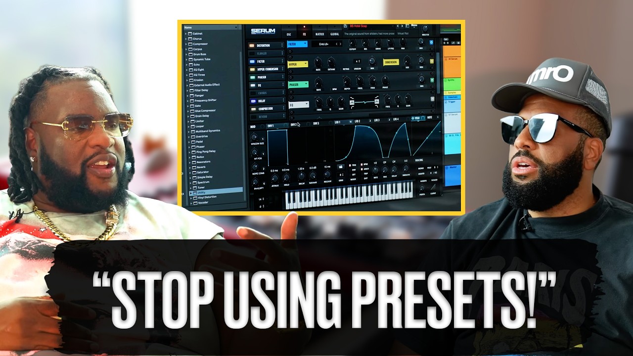 Platinum Producer HONORABLE C.N.O.T.E Explains How Using Presets Is BAD For Creativity!