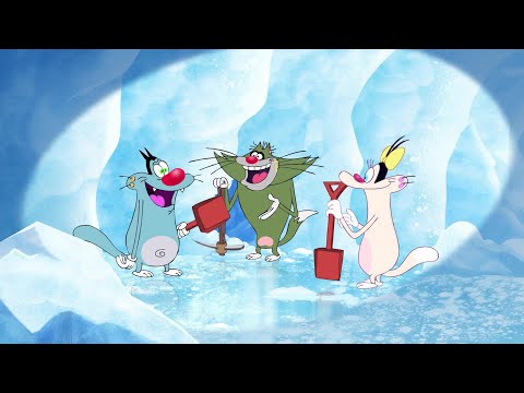 हिंदी Oggy and the Cockroaches ⛄❄ SNOW TIME ❄⛄ Hindi Cartoons for Kids