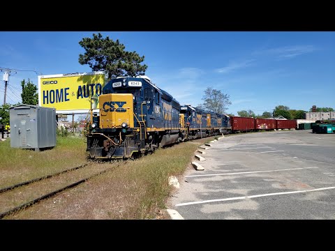 *Rare* CSX Y101 Departing CP yard/Holliston industrial track! 5/21/20