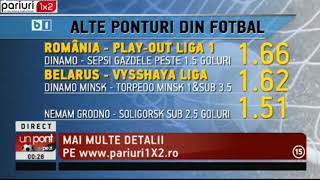 UPZ: Pariezi azi? Ai aici un pachet de 24 de ponturi: Fotbal si tenis!