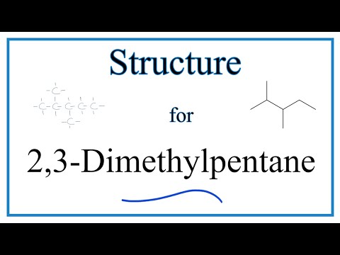 How to Write the Structure for 2,3-Dimethylpentane