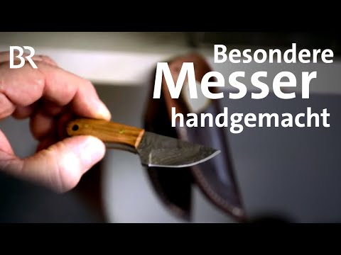 Handgemachte Messer im Einsatz in der Küche | Zwischen Spessart und Karwendel | BR