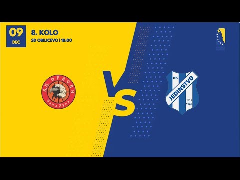 KK Orlovi vs KK Jedinstvo - 8. kolo - KSBIH - 2023/2024