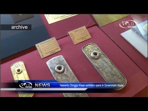 Heavenly Chinggis Khaan exhibition opens in Government House archive