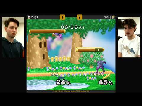 Purdue Spring 2020 Weekly #8 - Phrigid (Captain Falcon) vs blue (Fox) - Grand Finals