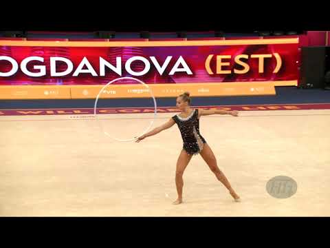 BOGDANOVA Viktoria (EST) - 2019 Rhythmic Worlds, Baku (AZE) - Qualifications Hoop