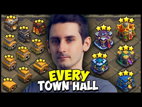 Can ONE Player WIN a War using EVERY Town Hall 2 to 16 in Clash of Clans?