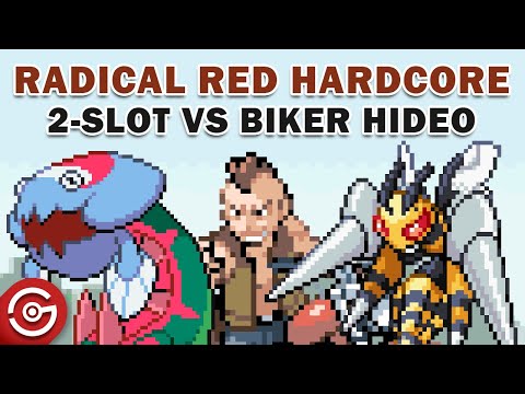 Pokemon Radical Red 3.1 Hardcore Mode - Easily Beat Biker Hideo